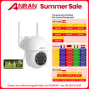 ANRAN 5MP Wired Security Camera 2.4G&5G Wifi Camera 24/7 Record Home Security Protection IP66,Compatible Alexa,Auto Tracking
