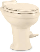 320 Series Standard Height Gravity RV Toilet with Elongated Ceramic Bowl
