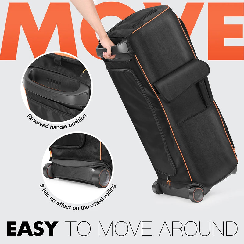 Speaker Dust Cover Waterproof Protective Case Speaker Cover for JBL Partybox Ultimate Speaker Bag with Side Storage Pocket