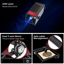 COMGROW Z1 PRO Laser Engraving Cutting Machine 20W Desktop CNC Laser Engraver Cutter DIY Woodworking Metal CNC Router