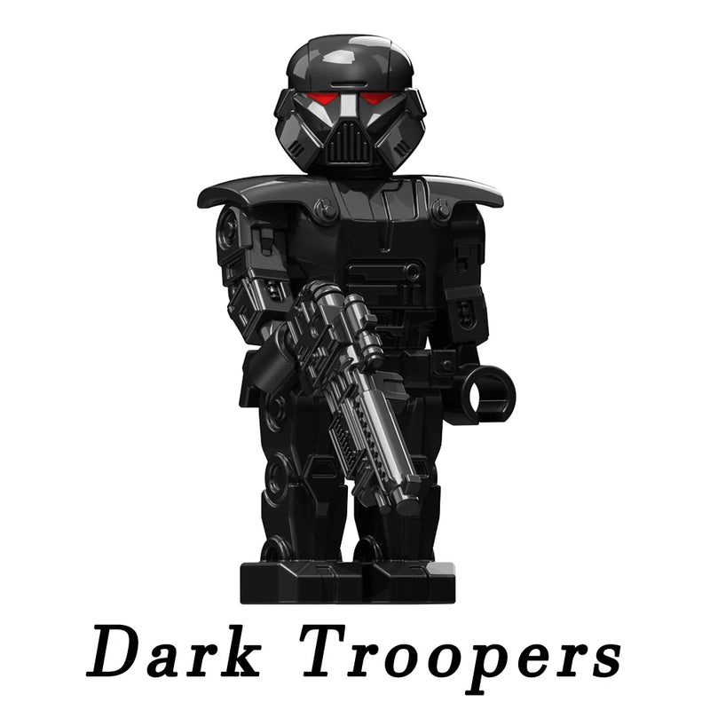 ARC Clone Troopers Building Blocks LUKE Skywalker Mandalorians Boba Fett Palpatine Yoda R2D2 Bricks Action Figures Toys