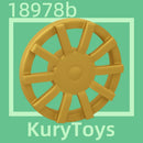 Kury Toys DIY MOC For 18978b 10pcs Building block parts For Wheel Cover 10 Spoke - for Wheel 18976