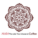 Mandala vinyl Wall Stickers Personalized Creative For Kids Room Living Room Home Decor Vinyl Sticker Mural yoga Wallpaper