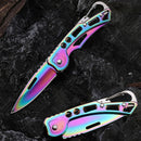 WXCOO High Carbon Steel Portable Knives Kitchen Folding Knife Chef Butcher Meat Cleaver Cutting Slicing Knife Fruit Paring Knife