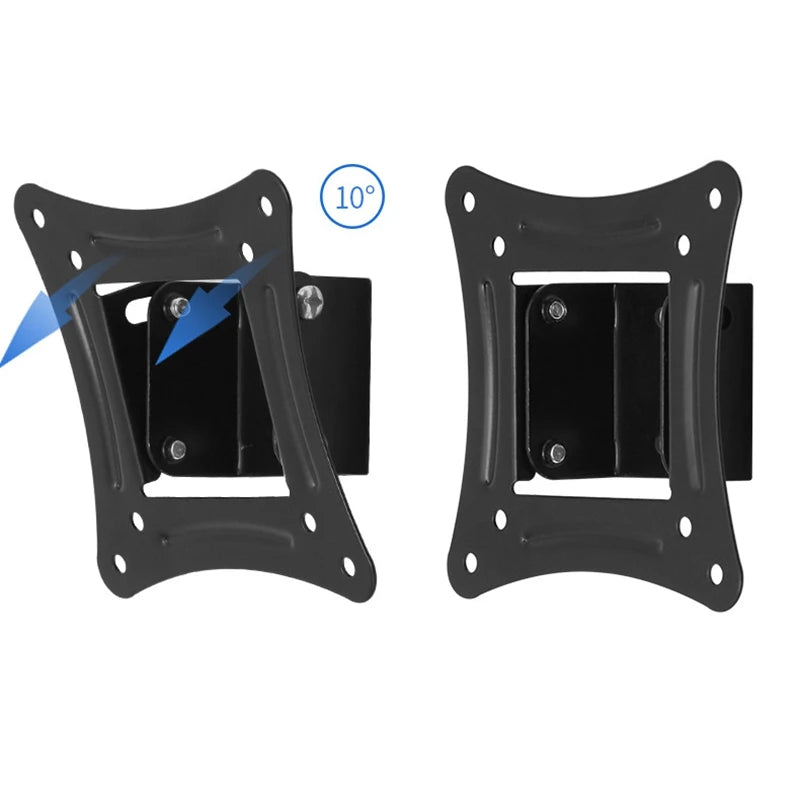 Universal Wall Mount Stand for 14-26inch LCD LED Screen Height Adjustable Monitor Retractable Wall for VESA Tv-C12