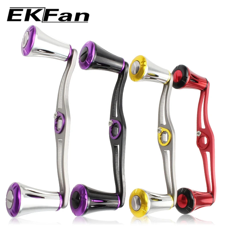 EKFan Aluminum Alloy Fishing Reel Handle 120mm Length 8*5mm Hole Size For Baitcasting Fishing Reel Rocker Fishing Accessory