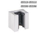 4PCS/LOT SBR10UU SBR12UU SBR16UU SBR20UU SBR25UU 12mm 16mm 20mm Linear Ball Bearing Block for CNC Router SBR Linear Guide Rail