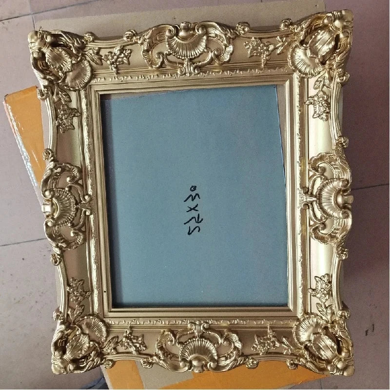 European Style Plastic Picture Photo Frame, Wedding Fashion Married Scene Props, Antique Decoration Frame