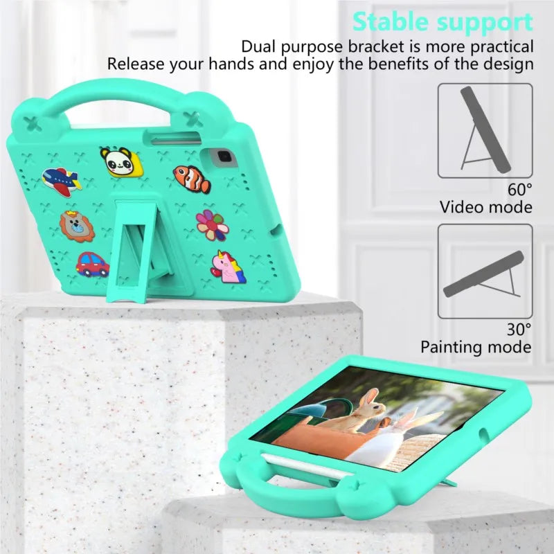 Case For Samsung Galaxy Tab A7 S6 Lite 10.4 Inch S5E S6 10.5Inch Shock Proof Full Body Kids Children Safe Non-toxic Tablet Cover