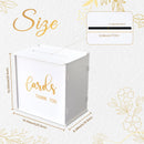 Wedding Card Box for Wedding Reception,Gift Wedding Money Envelope Card Box for Party Graduation Birthday Wedding Decorations