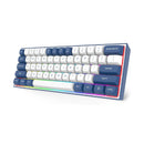 Redragon K717 PRO Custom QMK/VIA Gaming Keyboard, 61 Keys Wireless Programmable Mechanical Keyboard,Dragon Chant Switches