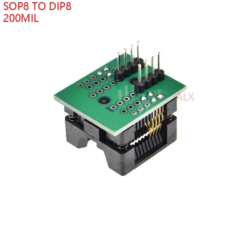 Sop8/Sop14/Sop16/Sop20/Sop28/44/Tssop8/Tssop16/Tssop20/Tssop28/TQFP32/LQFP44 To Dip Programmer Adapter Socket 150/208/173/300mil