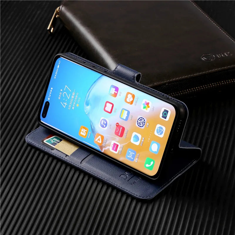 Silicone Flip Case for LG G7 ThinQ G7 Luxury Wallet PU Leather Magnetic Phone Bags Cases for LG G7 ThinQ G7 with Card Holder
