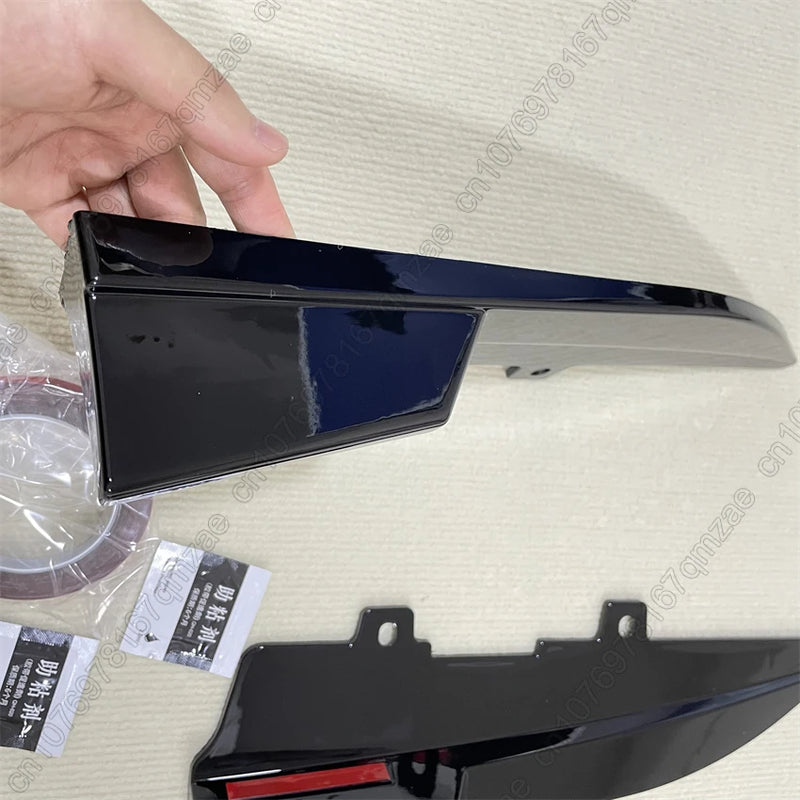 For BMW 3 Series G20 G28 325 330 M-Sport 2019-2024 Rear Bumper Splitter Side Spoiler Canards Apron Cover Sticker Car Accessories