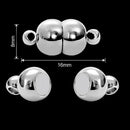 2 Sets Locking Strong Magnetic Clasps Magnet End Clasp Connectors For Jewelry Making DIY Bracelet Necklace Extender Accessories