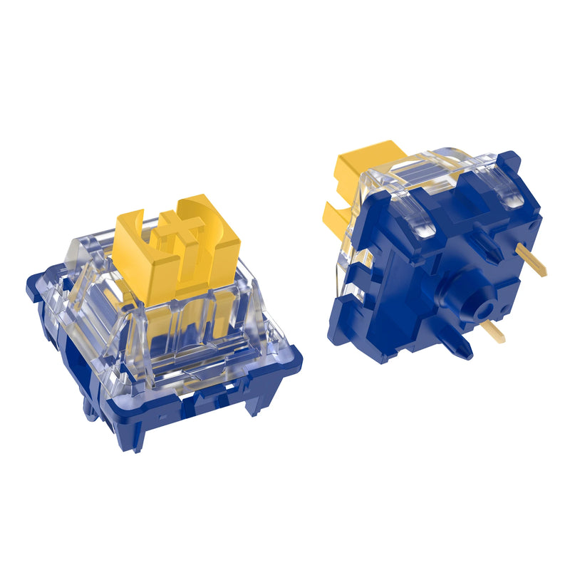 DUROCK Speed Silver Switches 1mm Actuation Linear Switches Thocky 56g Long Spring JWK Splash Brothers Gaming Keyboard Switches