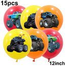 Monster Truck Balloons for Kids Monster Truck Birthday Decorations Race Car Theme Party Supplies