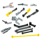 Building Blocks Technical Parts Moc Soft Hard Spring Shock Absorber Compatible Assembles Particles 76138 76537 61903 92693 57515