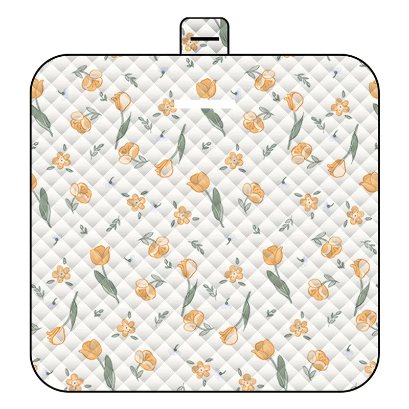 Ultrasonic Picnic Mat Thickened Waterproof Beach Blanket Camping Tent Grassland Mat Outdoor Sleeping Pad Camping Accsesorios