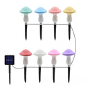 Solar Mushroom Lights for Garden Decor Waterproof Outdoor Night Light LED Fairy Lamp for Christmas Halloween Garden Lawn Pathway