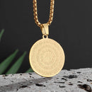 Classic Lucky Arabian God Allah Pendant Stainless Steel Necklace Ladies Islamic Muslim Charm Amulet Jewelry Gift Wholesale