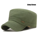 New Fashion Classic Casual Cotton Snapback Hats Outdoor Sport Baseball Cap Flat Military Cadet Cap Style Design