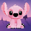 Cute Stitch Building Block Toys Small Particle Bricks DIY 3D Model Assembly Children's Building Block  Toys Birthday Gift