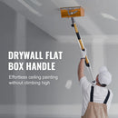 SucceBuy Drywall Flat Box Handle 40''-64'' Anodized Aluminum 5-Section Length Adjustable Non-Slip Grip for Plasterboard