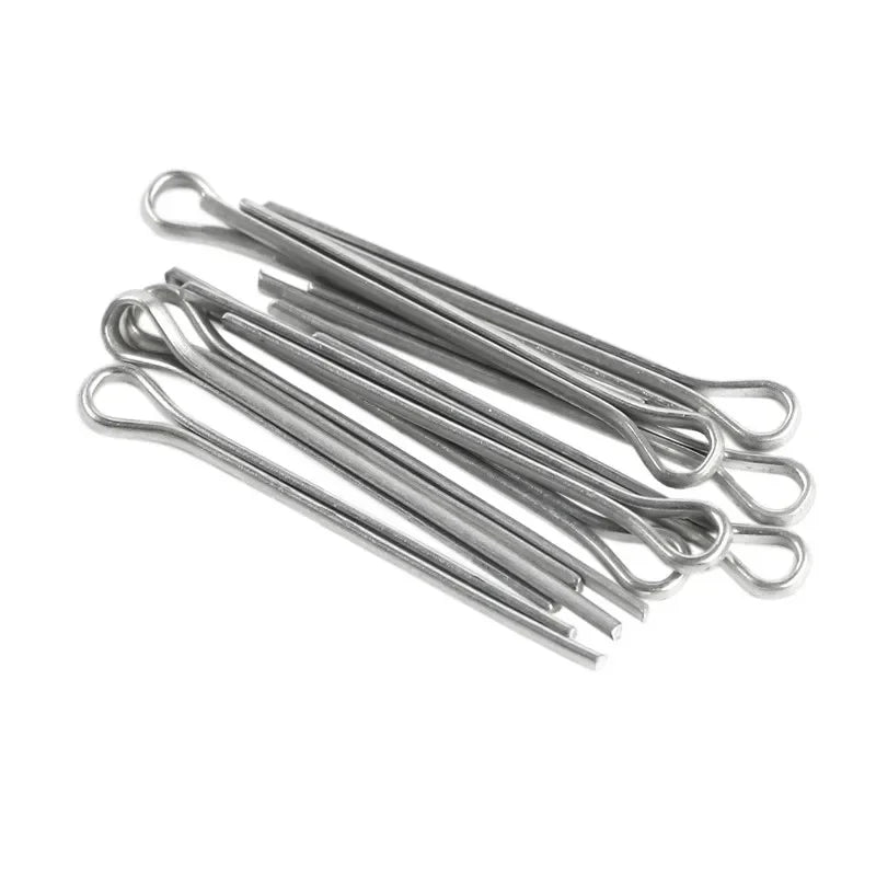 175Pcs/set Sliver Split Pins Cotter Fixings Assorted Zinc Plated Steel Hard Case Link Split Cotter Pin Assortment