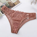 TERMEZY Women Sexy Lace Panties Low Waist Transparent Underwear Female G String Thong Comfortable Lingerie Temptation Intimates