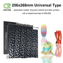 Anycubic Kobra 3 Combo Build Plate Hotend Nozzle 256x268mm Spring Steel Sheet PEO PET PEY Sheet Double Sided Parts Accesories