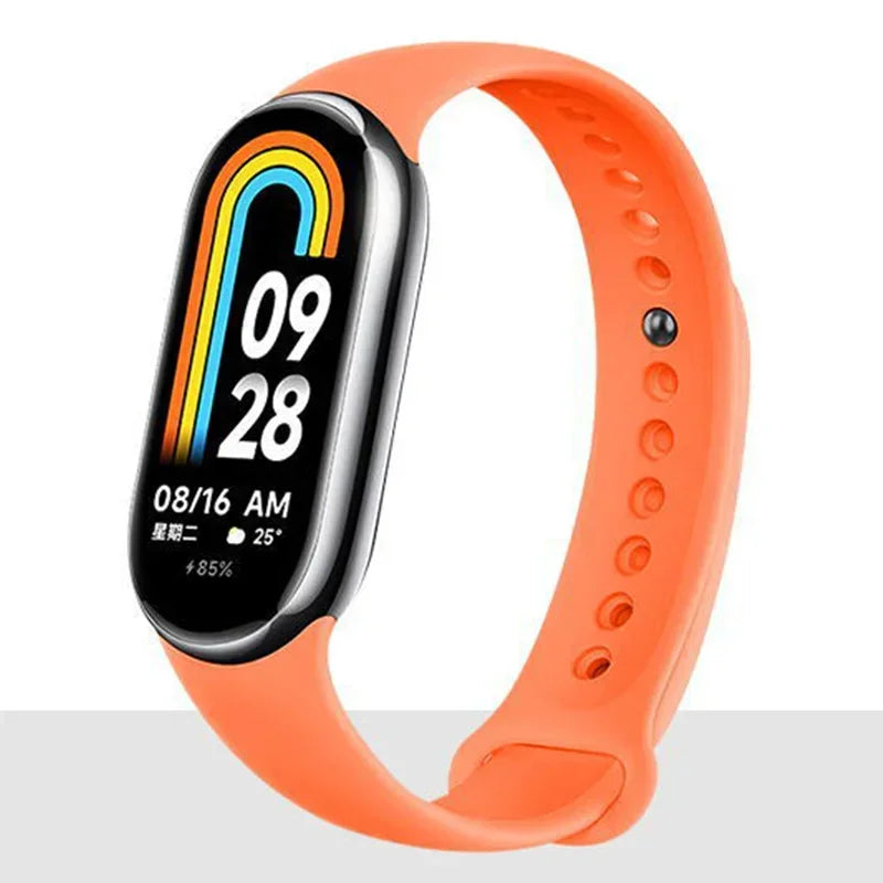 Watch Strap for Xiaomi Mi Band 8-9 NFC Bracelet Accessorie Sport Silicone Smartwatch Wristband correa Mi Band 8-9 global version