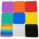 Pop Reliver Stress Souptoy Rainbow Colorful Push Bubble Antistress Adult Children Simple Dimple Relieve Autism Toy Party Gift AM