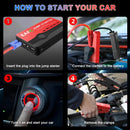 Car Jump Starter 600A-2000A Power Bank Portable Car Battery Charger for 12V Auto Starting Device Petrol Diesel Emergency Booster