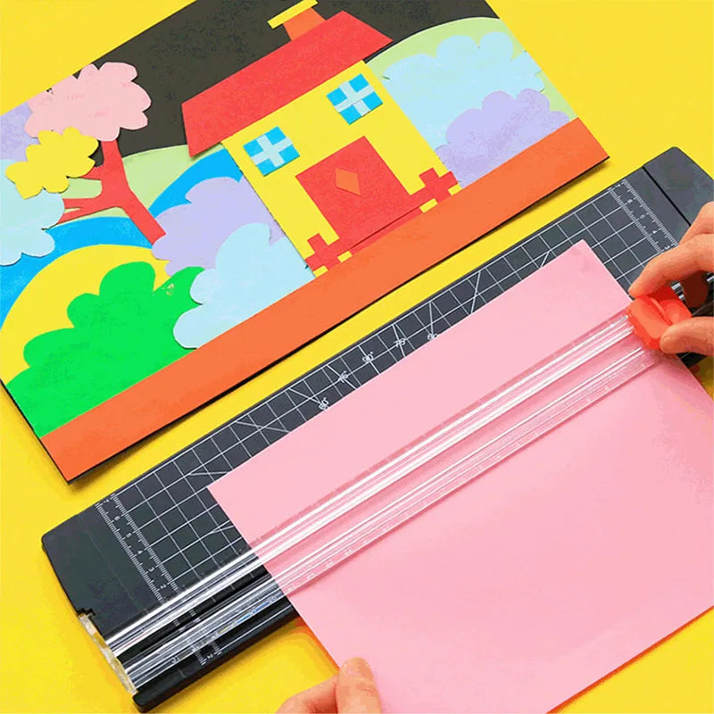 A4 Paper Cutting Machine Paper Cutter Art Trimmer Crafts Photo Scrapbook Blades DIY Office Home Stationery Knife