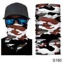 Camouflage Cycling Face Mask Scarf Neck Gaiter Men Seamless Bandana Women Headband Balaclava Tube Face Shield