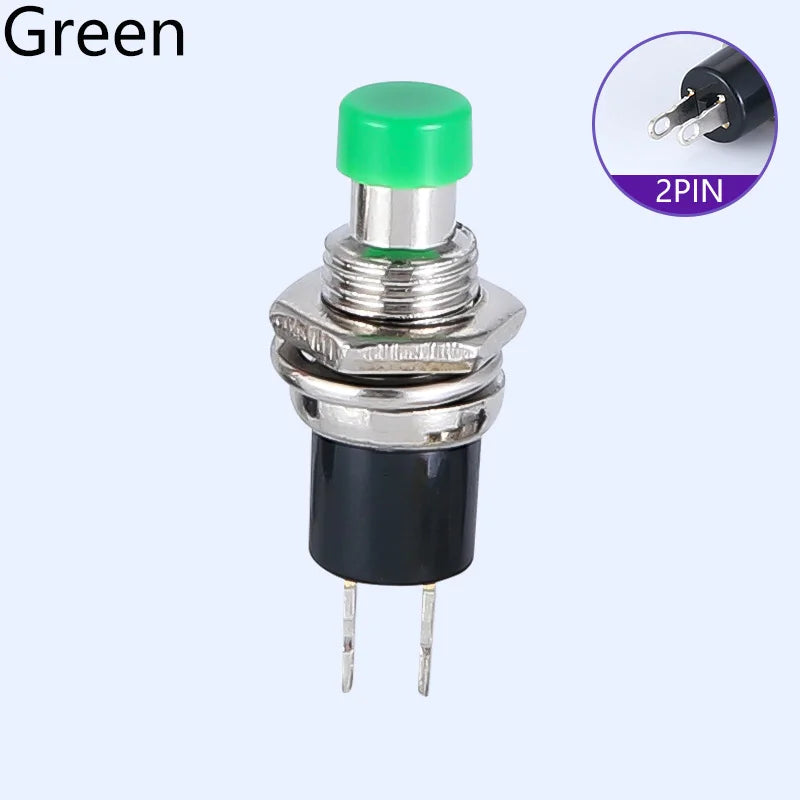 1/6 PCS,7MM,Mini Round Momentary Push Button Switch Press The Self-Reset,Normally Open 1NO,Normally Closed 1NC,Micro Switchs