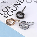 Metal Buckles Bag Side Hook Eyelet O Ring Clasp Screws Connect Handbag Handle Leather Bags Strap Belt Hardware Accessories