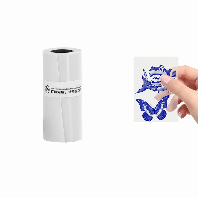 Thermal Paper Color On Clear Mini Printer Transparent Sticker Maker Small Pocket Printer Paper for Children DIY 57mm Photo Print