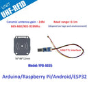 Mini Embedded UHF RFID Module Raspberry Pi Access Control Card Reader 0-5.5dbi Antenna Integrated RFID Module Reader