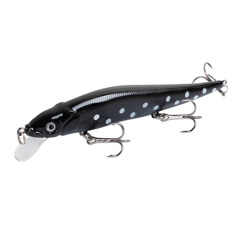 1pcs Fishing Lure 11.5cm/14g Minnow Crankbait Wobblers 3D Eyes Perch Artificial Bait Pike Carp Bait Swim Bait Fishing Pesca