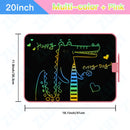 12/15/20Inch LCD Drawing Board Writing Tablet Digit Magic Blackboard Art Tools Painting Learning & Education Toys for Kids Gifts