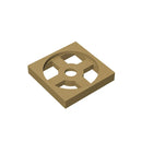 Gobricks GDS-949 Turntable 2 x 2 Plate, Base compatible with 3680  DIY Educational Building Blocks Technical