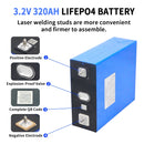 Fast Delivery 3.2V 50Ah 100Ah 320Ah 350Ah Lifepo4 Lithium Iron Phosphate Battery DIY 12V 24V 36V48V Solar Rechargeable Cells