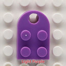 50pcs DIY Building Blocks 3176 Brick Heart Necklace/Key Ring Toys 2x 3 Heart-shaped Multicolor Educational Toy Gift for Children