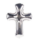 3D Baby Baptism Easter Cross Foil Balloons For First Holy Communion Religious decor God Bless Christening Jesus Pentecost Globos