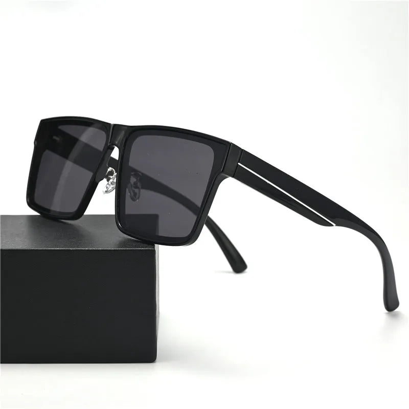 Evove 165mm Oversized Men Sunglasses Women Polarized Black Sun Glasses for Male Unisex Large Big Fat Face XXL Size
