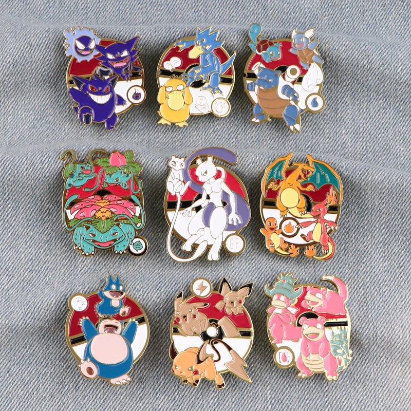 Anime Game Dragon Enamel Pins Brooch Pines Clothing Accessories Brooches For Women Men Lapel Pins Badge Jewelry For Friends Gift