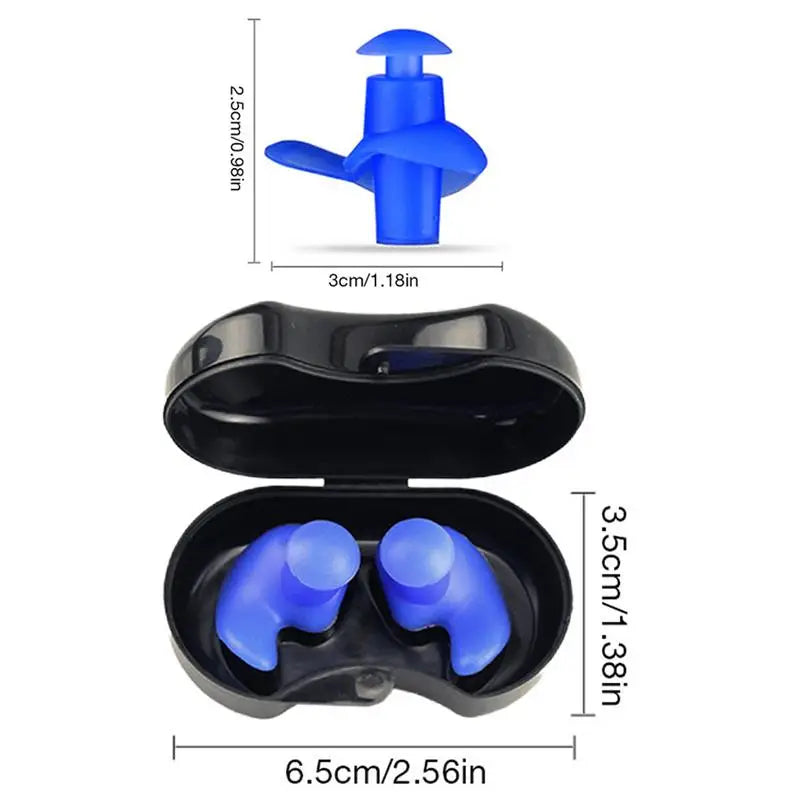 1Pair Soft Ear Plugs For adult kid Environmental Silicone Waterproof Dust-Proof Earplugs Diving Water Sport Swimming Accessories