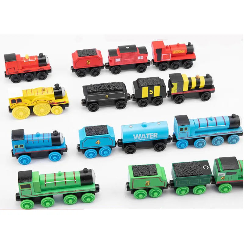 Thomas and Friends Children Wooden Track Train Set Toy Molley James Percy Molley Model Toy Magnetic Rail Train Toys for Boys